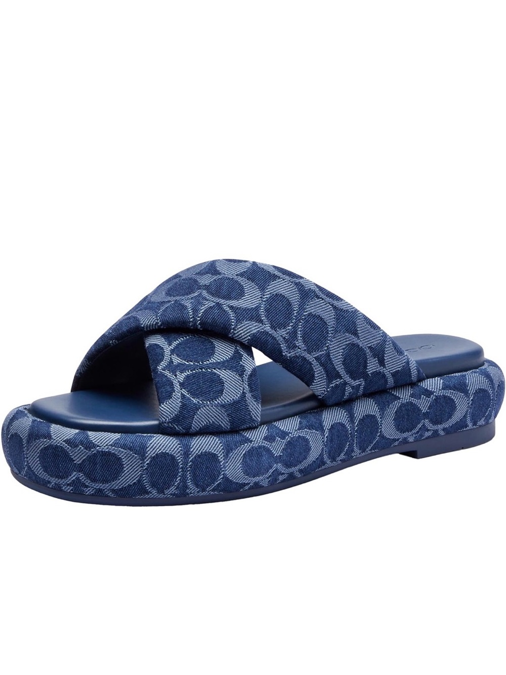 COACH womens Penelope Signature C Sandals